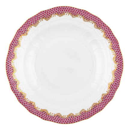 Herend Fishscale Dessert Plate - Pink