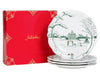 Juliska Country Estate Winter Frolic Party Plate Assorted Set/4 - Evergreen