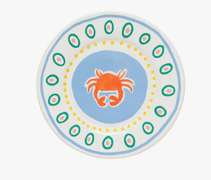 Costa Nova Summer Bliss Salad Plate - Crab