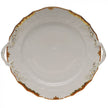 Herend Princess Victoria Chop Plate with Handles - Rust