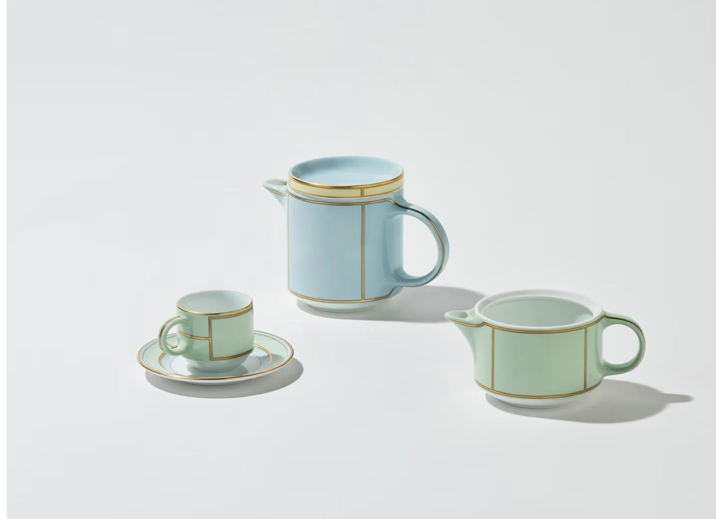 Ginori Diva Coffeepot - Celeste