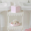 Addison Ross Light Pink Square Tissue Box