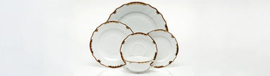 Herend Princess Victoria Bread & Butter Plate - Brown