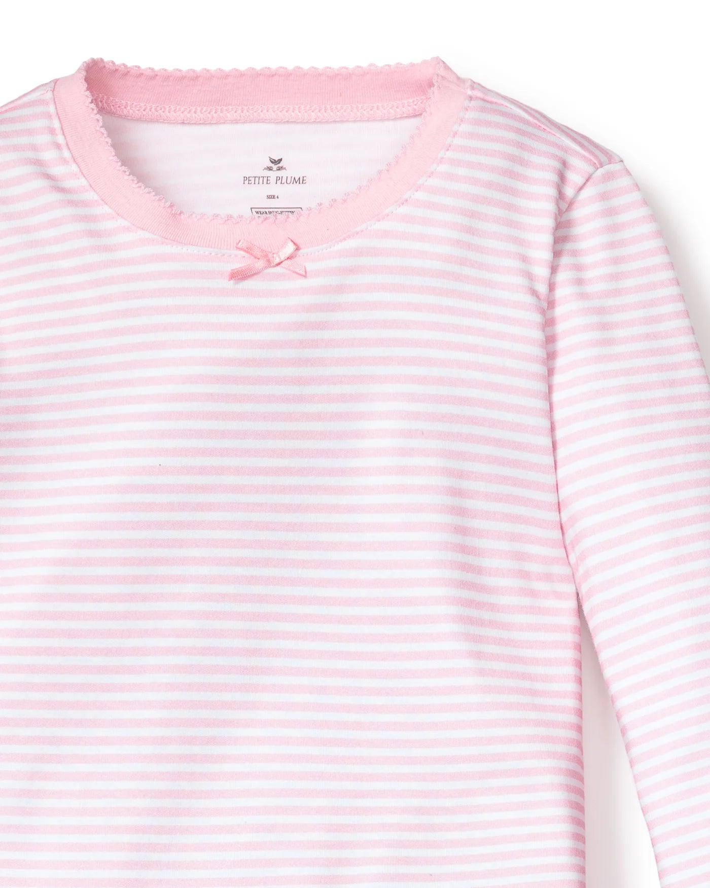 Petite Plume Toddler Snug Fit Pajamas - Pink Stripe