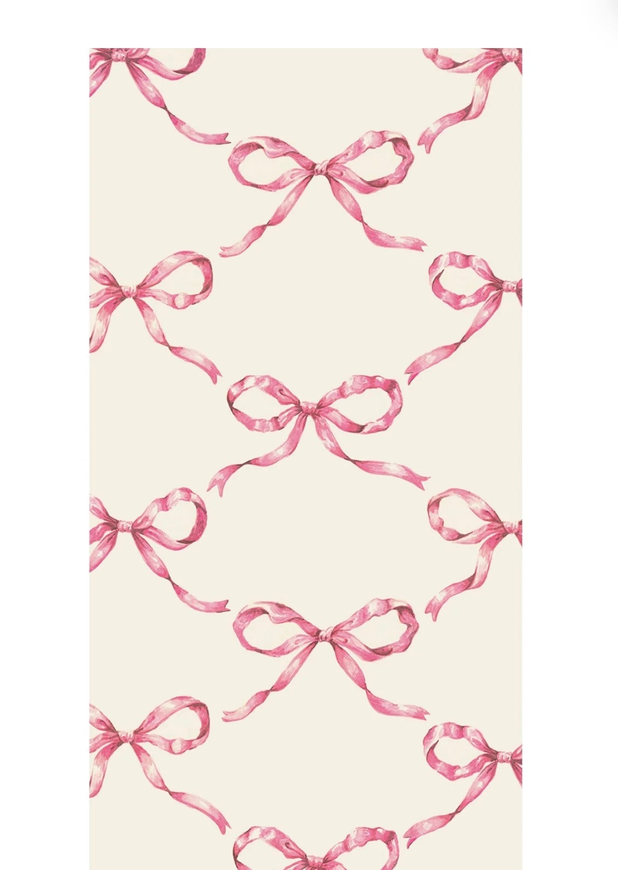 Hester & Cook Pink Bow Lattice Paper Guest Napkins