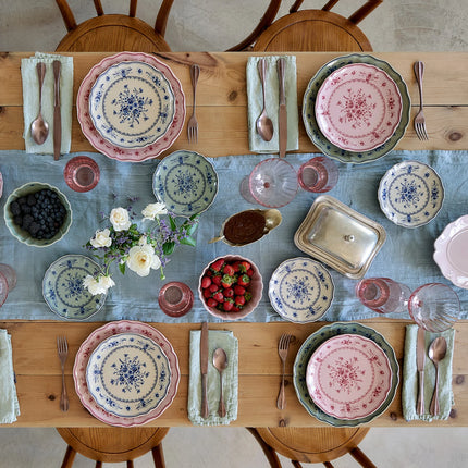 Costa Nova Vila Salad Plate - Pink/Red