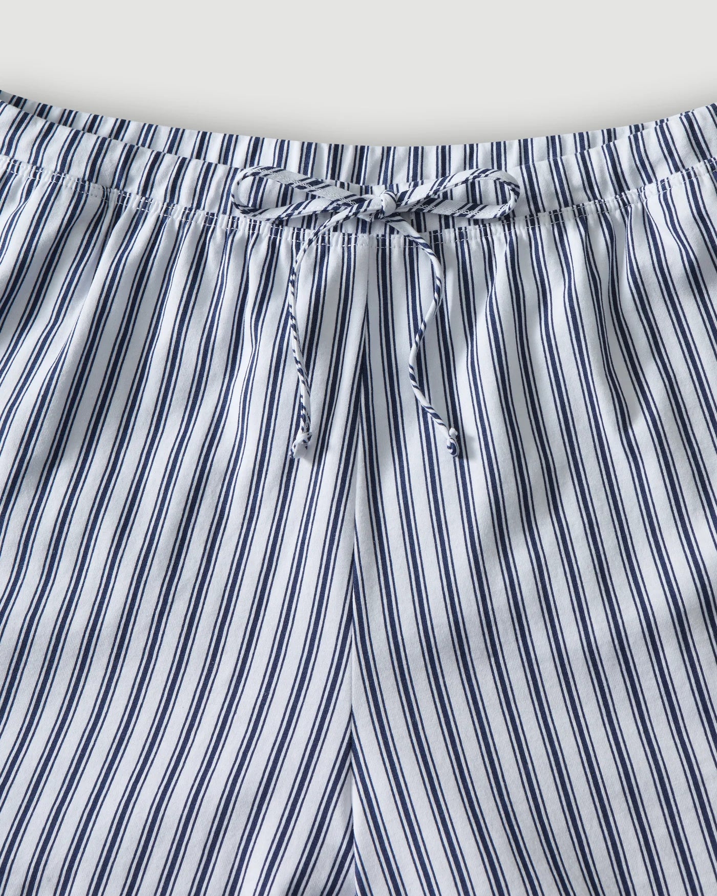 Petite Plume Olivia Short Set Pima Pajama Set - Navy French Ticking