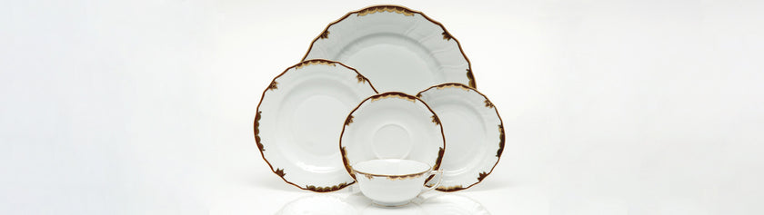 Herend Princess Victoria Dessert Plate - Brown