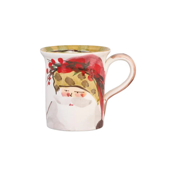 Vietri Old St. Nick Assorted Mug - S/4