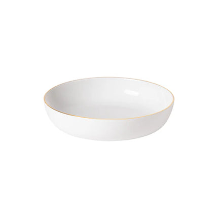 Costa Nova Resonance Pasta Bowl - White/Gold