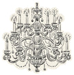 Hester & Cook Die-Cut Chandelier Placemat