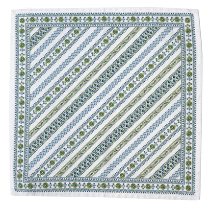 Juliska Seville Stripe Napkin - Green