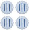 Juliska Ocean Cabana Stripe Dessert/Salad Plate S/4 - Melamine
