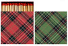 Hester & Cook Red & Green Plaid Matches