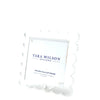Tara Wilson Designs Acrylic Beveled Square Scallop Frame - Clear