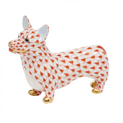 Herend Decorative Corgi - Rust