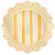 Juliska Sunshine Cabana Stripe Dinner Plate S/4 - Melamine