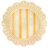 Juliska Sunshine Cabana Stripe Dinner Plate S/4 - Melamine