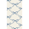 Hester & Cook Heirloom Blue Bow Lattice Paper Guest Napkins