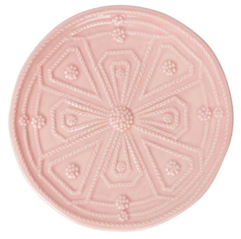 Juliska Jardins Du Monde Side/Cocktail Plate S/4 - Blush