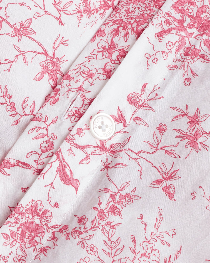 Petite Plume Luxe Premium Cotton Duvet - Pink Timeless Toile