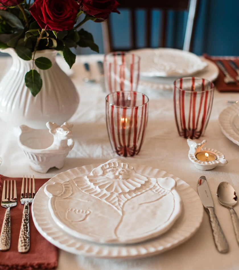 Vietri Pietra Natale Figural Salad Plate