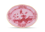 Ginori Oriente Italiano Oval Flat Platter - Porpora
