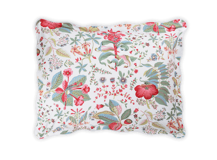 Matouk Pomegranate Sham - Pink Coral