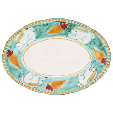 Vietri Campagna Coniglio Oval Platter