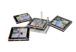Tara Wilson Acrylic Photo Drink Coasters- Set of 4- Tortoise