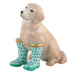 Herend Decorative Rainy Day Retriever - Green