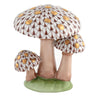 Herend Decorative Mushroom Trio - Chocolate