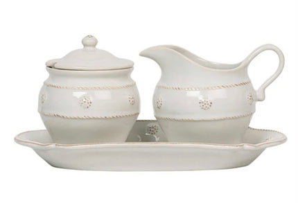 Juliska Berry & Thread Sugar and Creamer Set/3pc - Whitewash