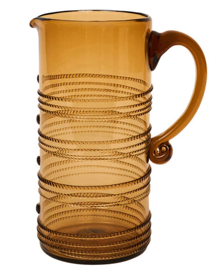 Juliska Ella Glass Pitcher - Amber