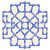 Hester & Cook Die Cut Bamboo Placemat - Blue