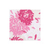 Caspari Chrysanthemum Paper Cocktail Napkins - Raspberry