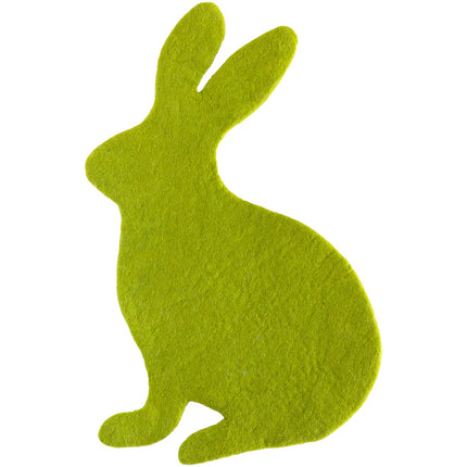 Hester & Cook Felt Bunny Placemat - Green