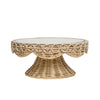 Juliska Provence Rattan Cake Stand- Whitewash