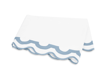 Matouk Mirasol Flat Sheet - Hazy Blue