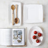 Lastra Small Oval Platter- White