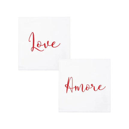 Vietri Love Amore Paper Cocktail Napkins