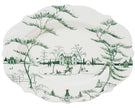 Juliska Country Estate Winter Frolic 18” Serving Platter - Evergreen