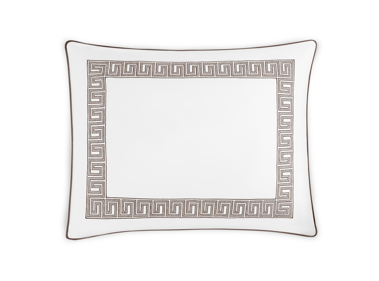 Matouk Ophelia Pique Sham - Mocha