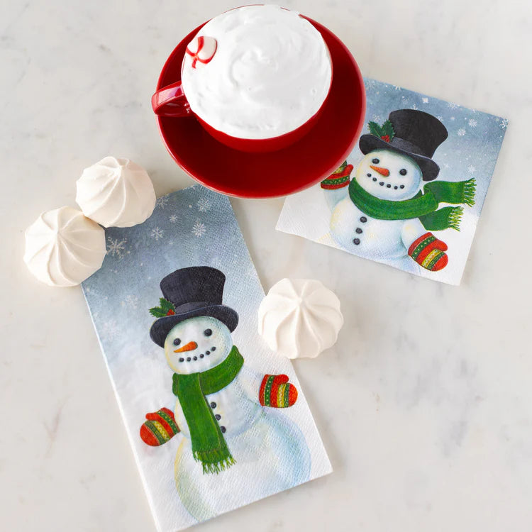 Hester & Cook Snowman Paper Guest Napkins