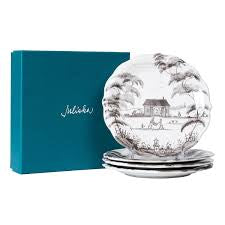 Juliska Country Estate Party Plate Assorted Set/4 - Flint