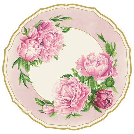 Hester & Cook Die-Cut Peony China Plate Placemat