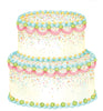 Hester & Cook Die-Cut Birthday Cake Placemat
