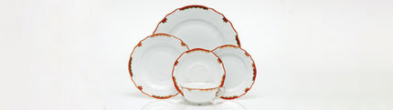Herend Princess Victoria Dinner Plate - Rust