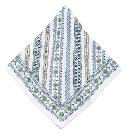 Juliska Seville Stripe Napkin - Green