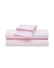 Petite Plume Luxe Premium Cotton Bed Sheets - Pink Gingham